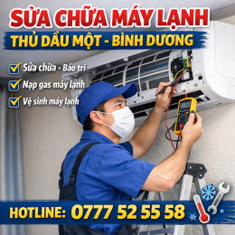 Sửa chữa máy lạnh Thủ Dầu Một Bình Dương