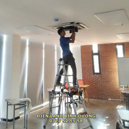 Vệ sinh máy lạnh Dĩ An Bình Dương