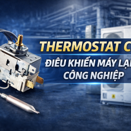 Tec mic cơ khiển máy lạnh công nghiệp
