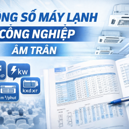 Thông số máy lạnh công nghiệp âm trần