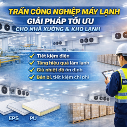 Trần công nghiệp máy lạnh
